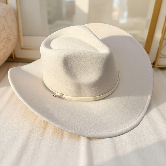 NWT Women\'s Western Style Cowboy Hat Tan Size L main image 8